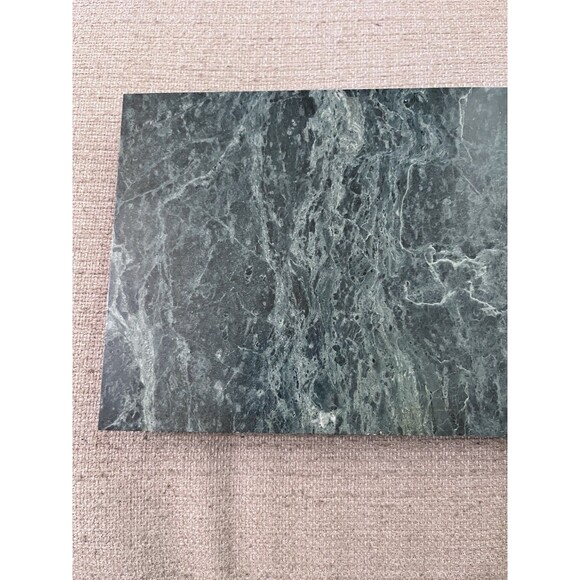 Green Marble Riser Stand Chinese Craftsmen Rectangle Vintage Display 9x5 Inches - Picture 2 of 9